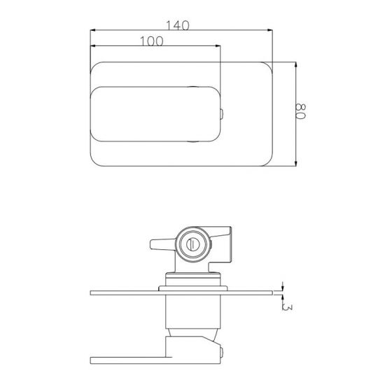 IVANO Series CH0226-2.ST-NB Trim Kit(match CLPM)