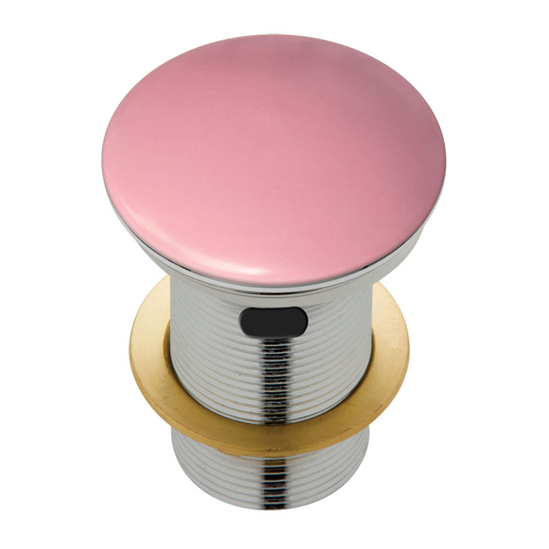 Fienza Ceramic Cap Pop-Up Waste 32mm with Overflow Matte Pink