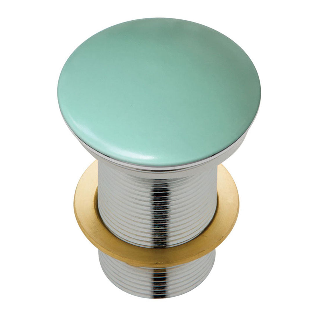 Fienza Ceramic Cap Pop-Up Waste 32mm Matte Green