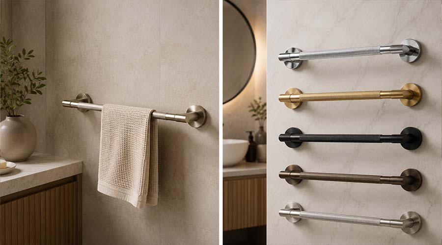 Choosing the Perfect Towel Rail Finish for Your Bathroom