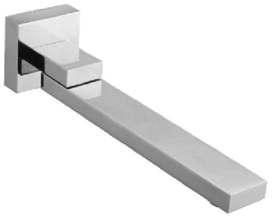 Gun Metal Grey BathBasin Wall Spout