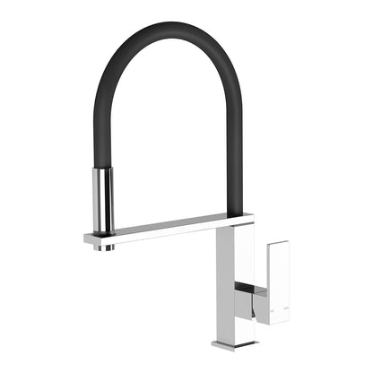 Vezz Flexible Hose Sink Mixer 220mm Squareline