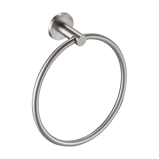 Bella Vista Mica Hand Towel Ring Brushed Nickel