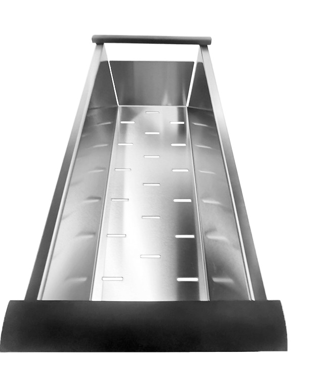 440mm Square Stainless Steel Colander for Kitchen Sink