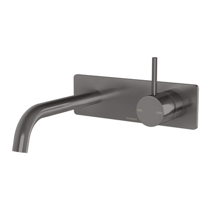 Vivid Slimline Up Basin / Bath Wall Mixer Set