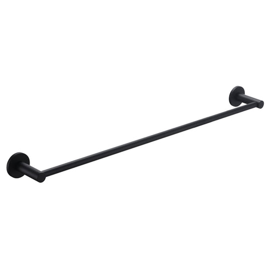 Bella Vista Mica Single Towel Rail 600mm Black