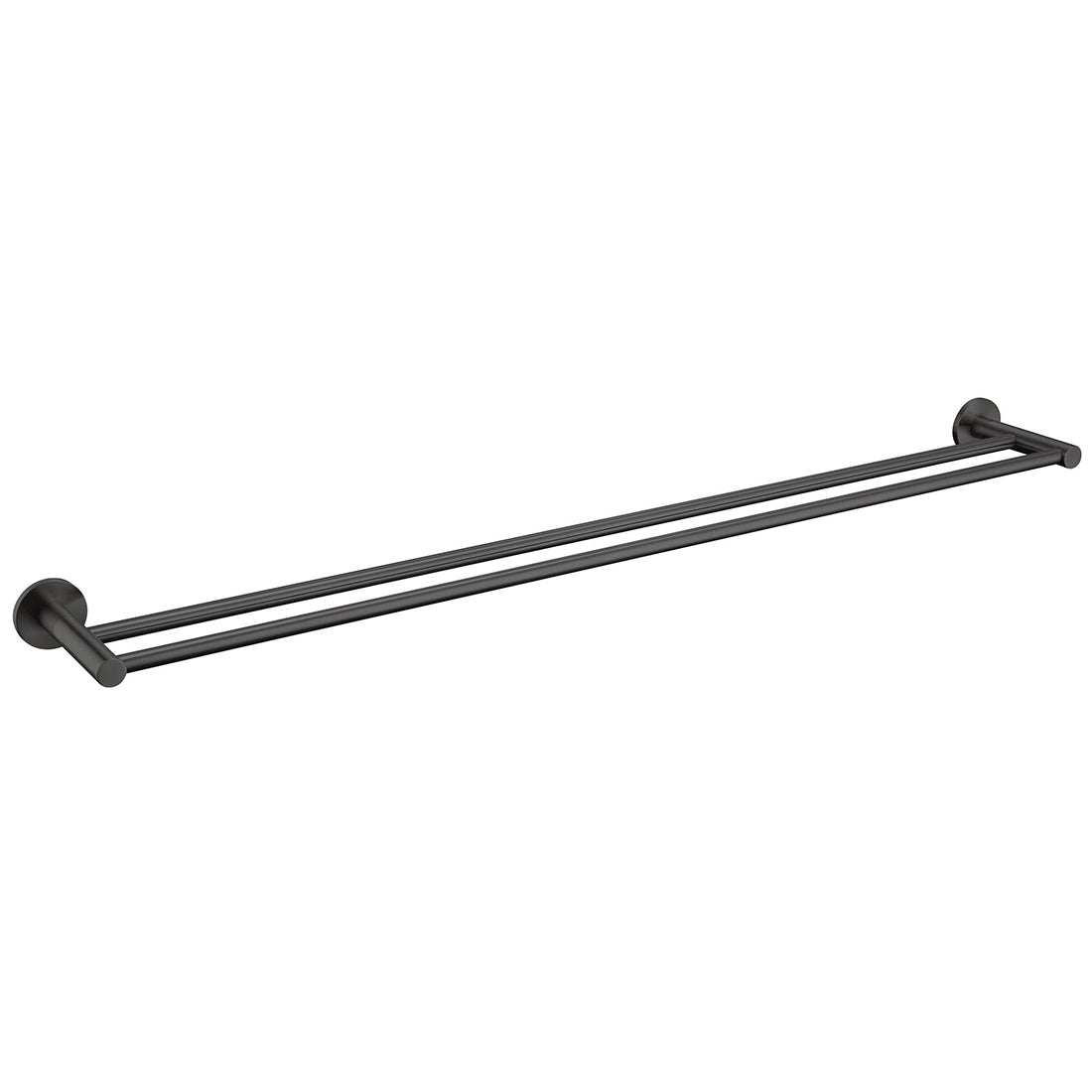 Bella Vista Mica Double Towel Rail 800mm Gunmetal