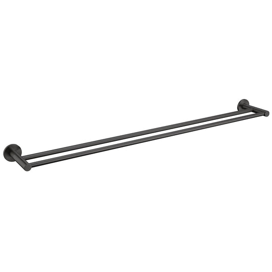 Bella Vista Mica Double Towel Rail 800mm Gunmetal