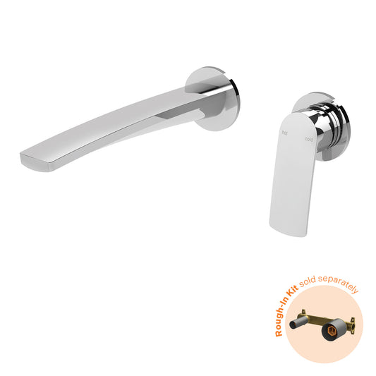 Mekko SwitchMix Wall Basin / Bath Mixer Set Round Plates Fit-Off Kit