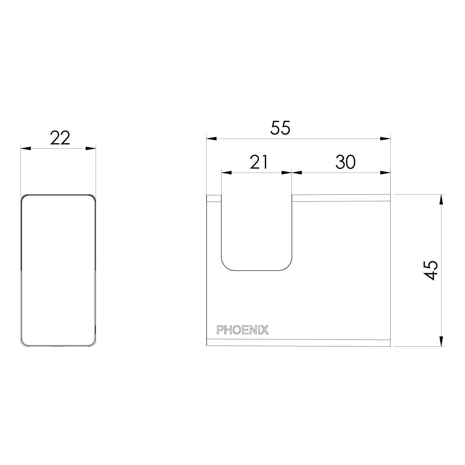 Lexi MKII Robe Hook