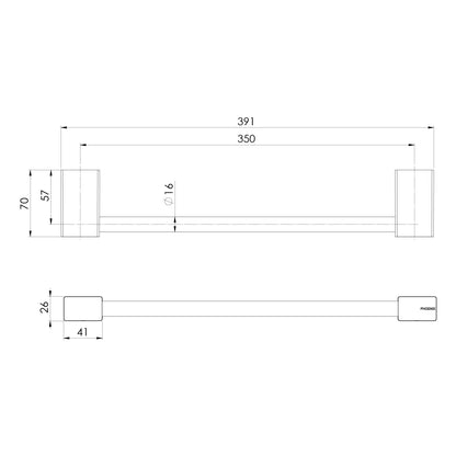 Lexi MKII Hand Towel Holder