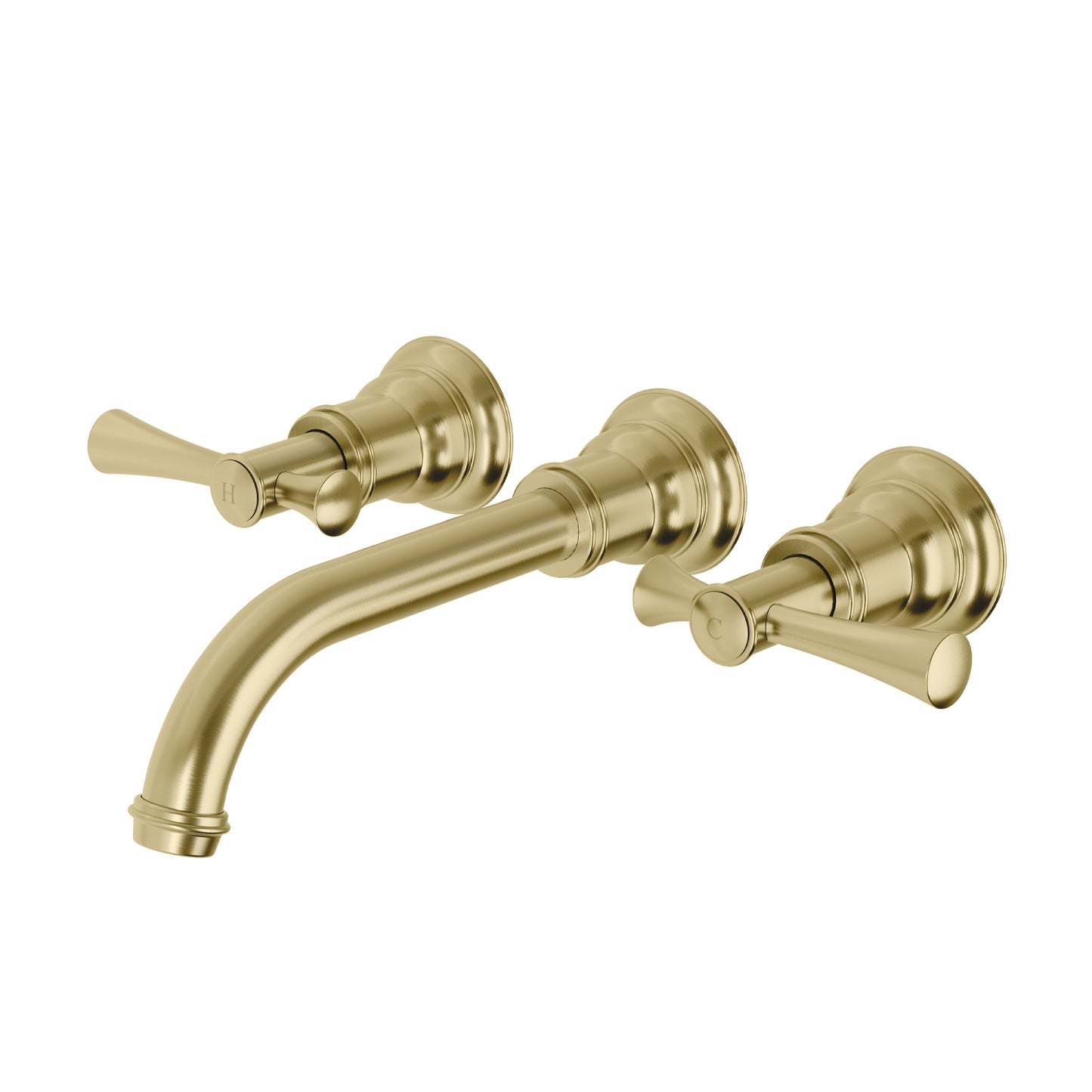 Cromford Wall Basin / Bath Tap Set