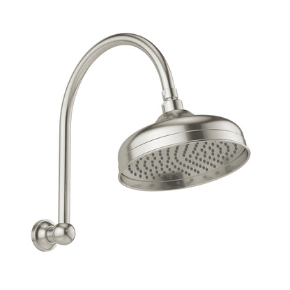 Cromford Hi Rise Shower Arm & Rose 210mm