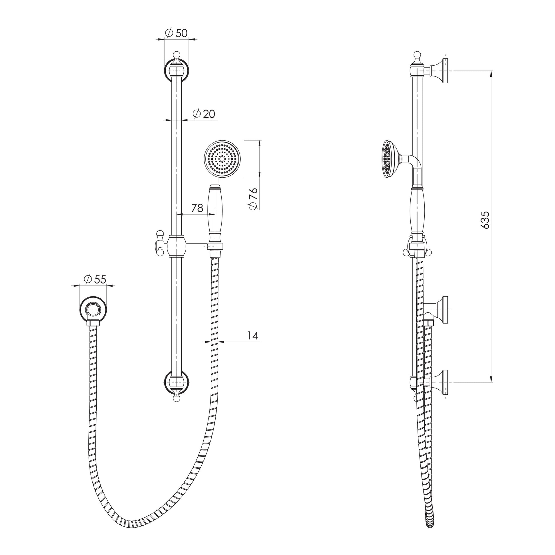 Cromford Rail Shower