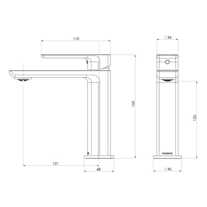 Gloss MKII Basin Mixer