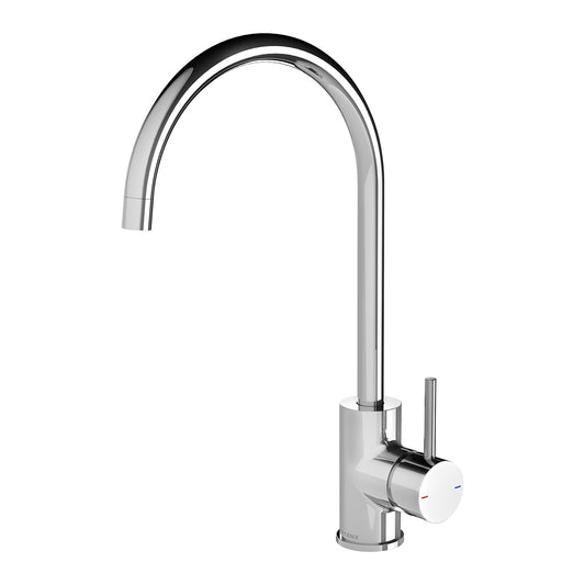 Pina Sink Mixer 200mm Gooseneck 6 Star