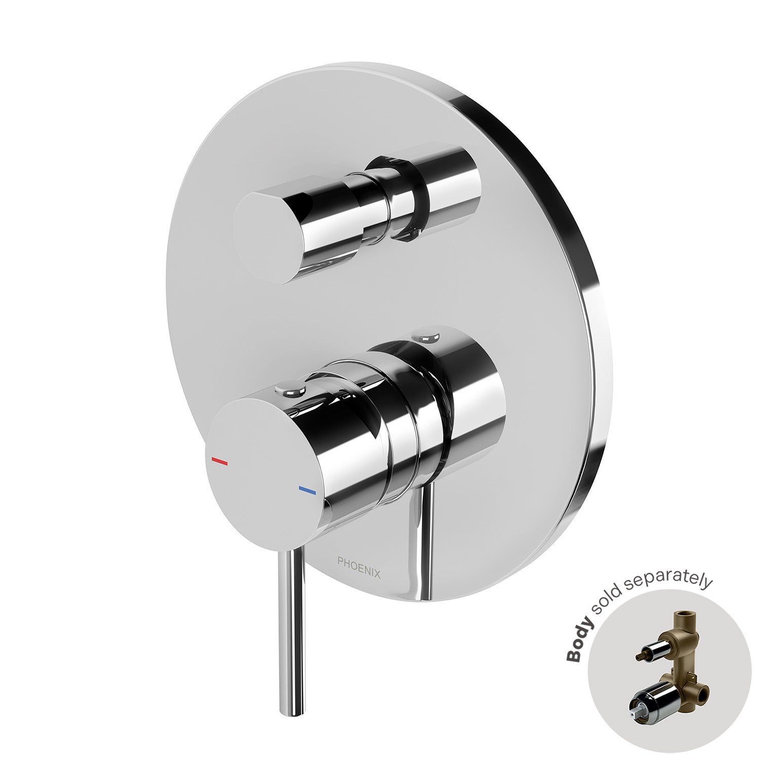 Pina Shower / Bath Diverter Mixer Trim Kit Only