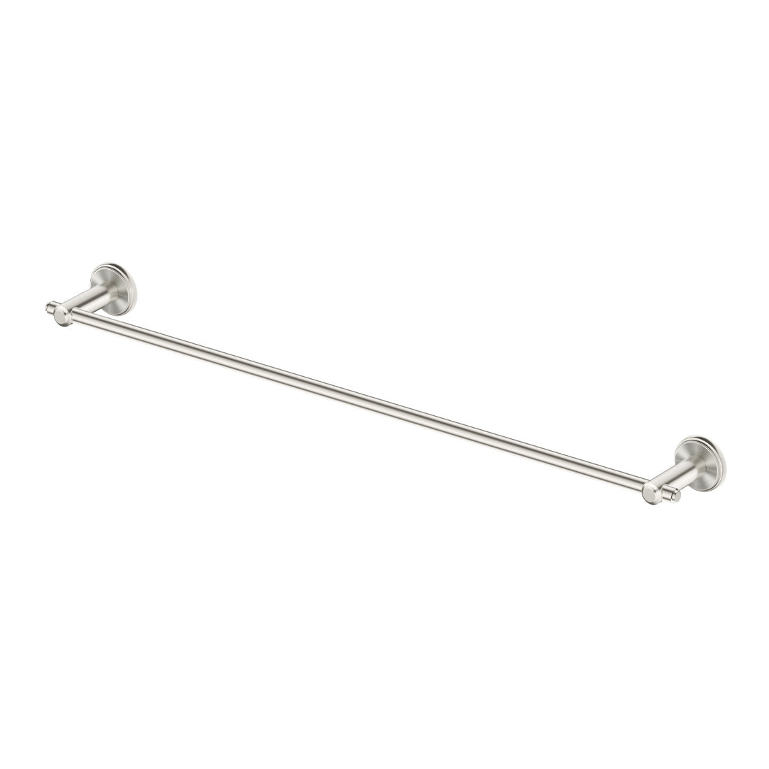 Bella Vista Mica Heritage Single Towel Rail 800mm Brushed Nickel