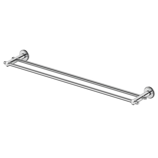 Bella Vista Mica Heritage Double Towel Rail 800mm Chrome