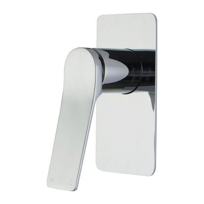 RUSHY Square Chrome Built-in Shower/Wall Mixer