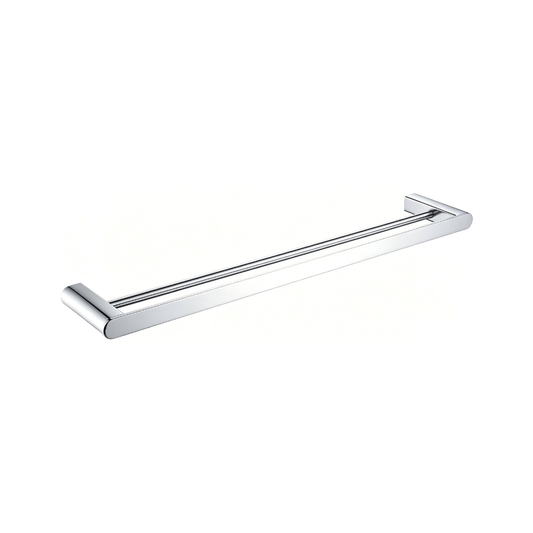 Luxen Double Towel Bar 600mm in Sterling Chrome