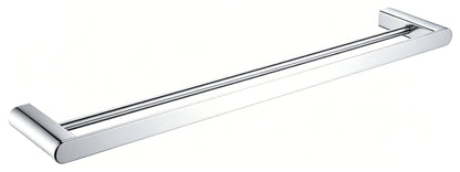 Luxen Double Towel Bar 600mm in Sterling Chrome