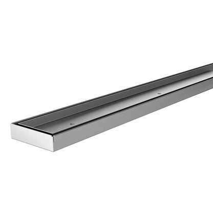 Phoenix Flat Channel Drain TI 75 x 600mm Outlet 45mm