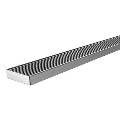 Phoenix Flat Channel Drain HG 75 x 1200mm Outlet 65mm