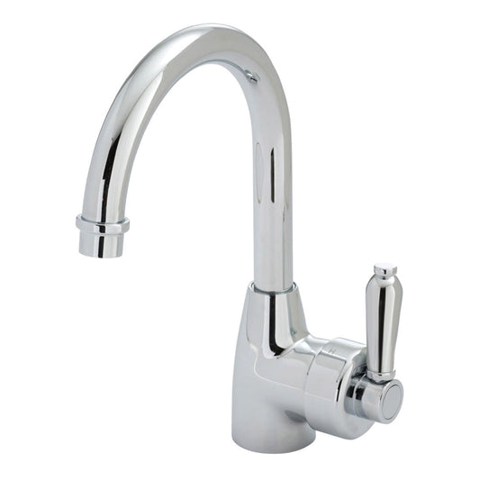 Fienza Eleanor Gooseneck Basin Mixer Chrome