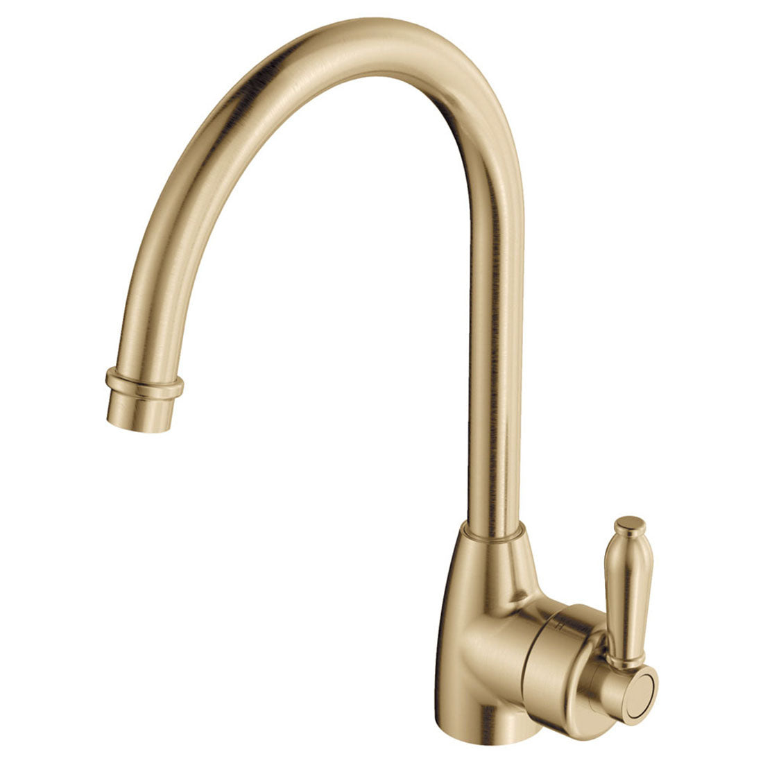 Fienza Eleanor Gooseneck Sink Mixer, Urban Brass - Urban Brass