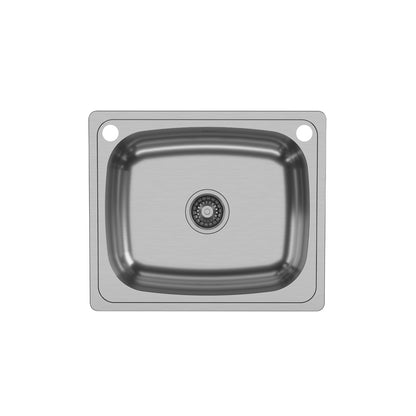 Laundry Trough Single Bowl 50 Litre W/-Holes
