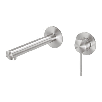 Vivid Slimline SS 316 Wall Basin / Bath Mixer Set 180mm