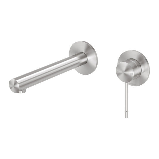 Vivid Slimline SS 316 Wall Basin / Bath Mixer Set 180mm