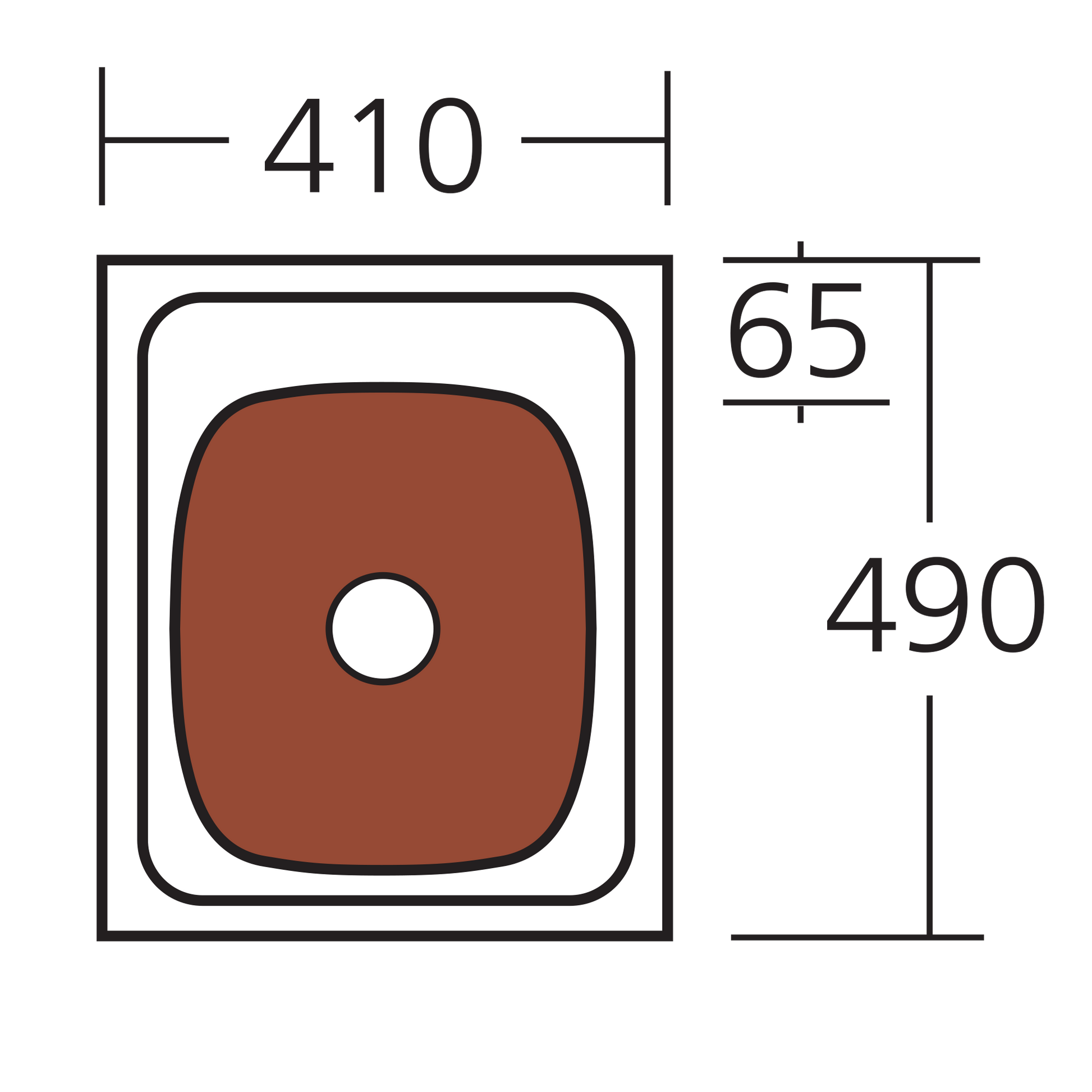 Martini Standard Bowl Sink