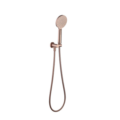 RAINJET Shower Head (3 function)  on bracket (Elbow built in) metal hose