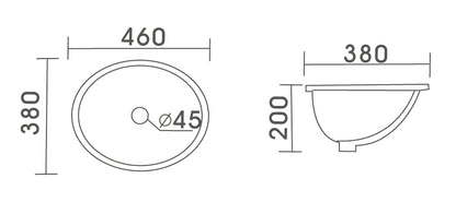 SOTTO Under Counter Basin