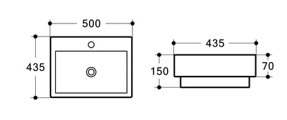 MEGGA-II Semi Insert Basin