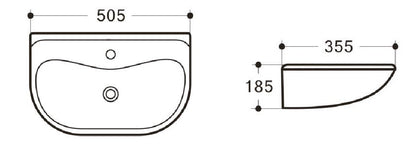 MOBI Wall Basin
