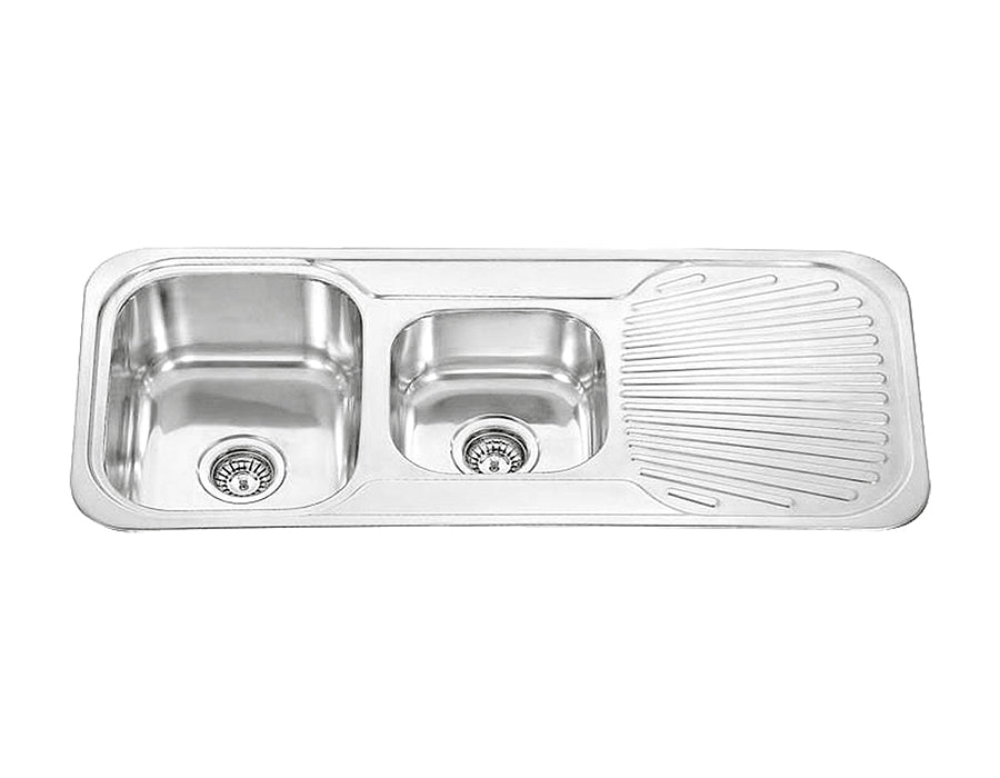 DANTE 1 & 1/2 Sink with Tap Hole and Drainer