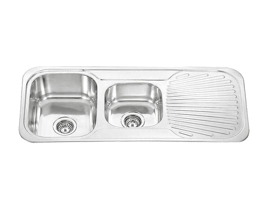 DANTE 1 & 1/2 Sink with Tap Hole and Drainer