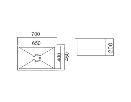 IMPACT 56L Undermount Sink