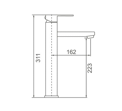 ACQUA Tower Basin Mixer