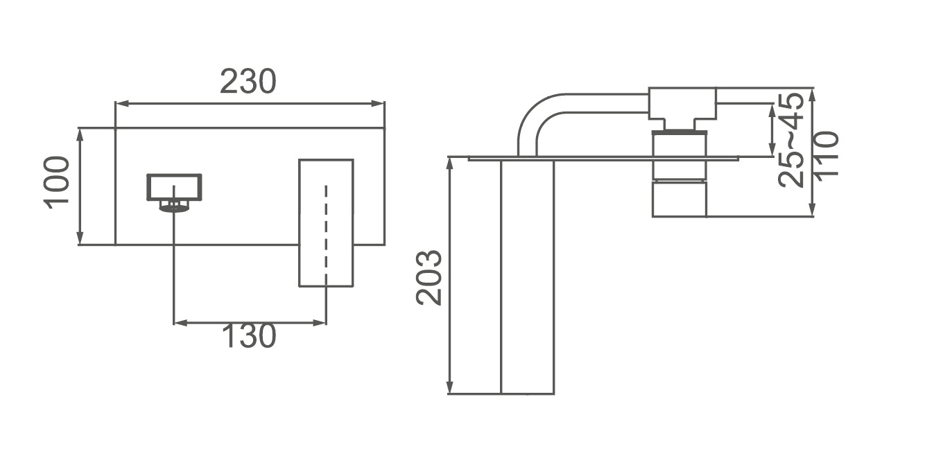ACQUA  Wall Bath/Basin Mixer
