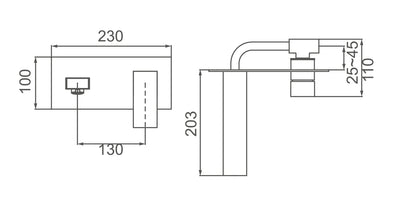 ACQUA  Wall Bath/Basin Mixer