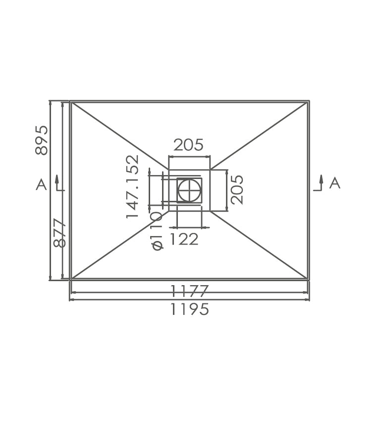 SMC Tile Tray without Waste
