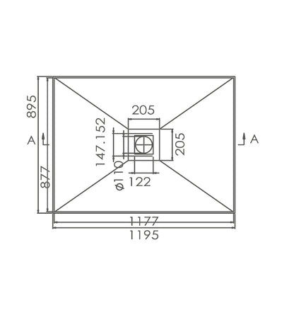 SMC Tile Tray without Waste