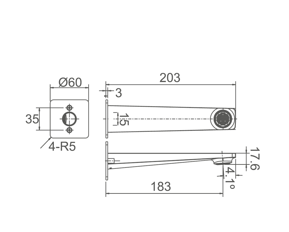 EXON Bath Spout (fixed)