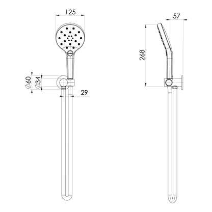 Ormond Hand Shower - 4 Star
