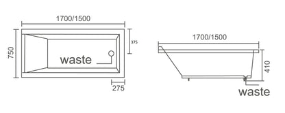 CHELSEA Insert Bath Tub
