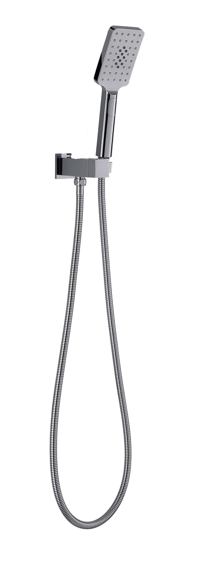 EXON Three Function Shower Head  On Bracket (Elbow Built In)